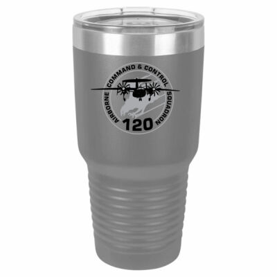 VAW-120 Hawkeye   - 30oz Ringneck Vacuum Insulated Tumbler w/Clear Lid Thumbnail