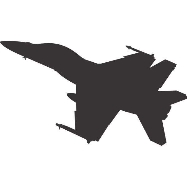 FA18 Super Hornet Silhouette Thumbnail