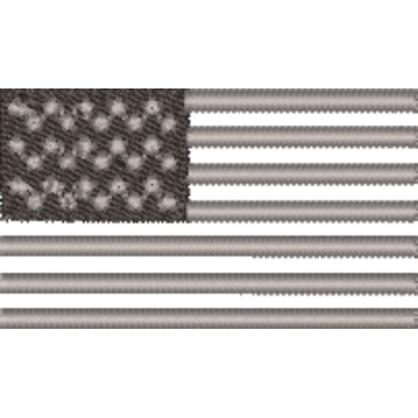 Black and Grey American Flag Thumbnail
