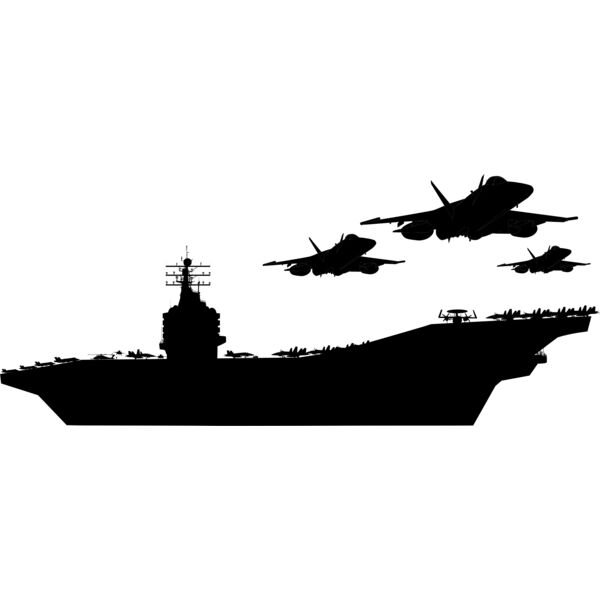 Aircraft Carrier with Jets Thumbnail