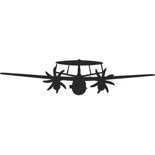 Grumman E2D Hawkeye Silhouette Thumbnail