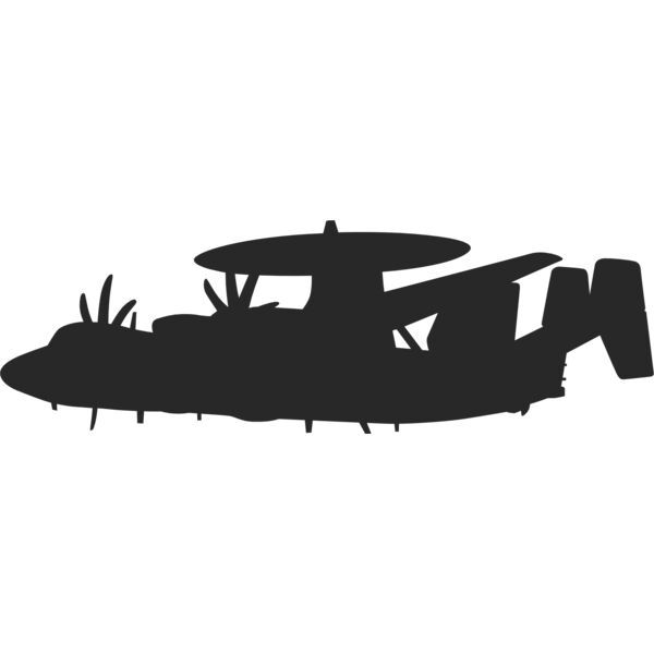 Grumman E2D Hawkeye Silhouette Thumbnail