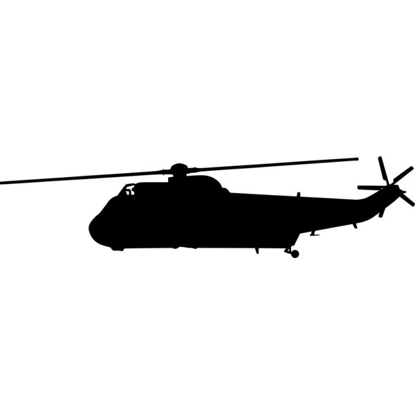 H3 Sea King Silhouette Thumbnail