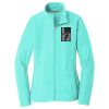 Ladies Heather Microfleece Full Zip Jacket Thumbnail