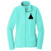 Ladies Heather Microfleece Full Zip Jacket Thumbnail