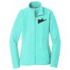 Ladies Heather Microfleece Full Zip Jacket Thumbnail