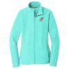 Ladies Heather Microfleece Full Zip Jacket Thumbnail