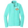 Ladies Heather Microfleece Full Zip Jacket Thumbnail