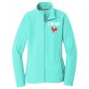 Ladies Heather Microfleece Full Zip Jacket Thumbnail
