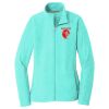 Ladies Heather Microfleece Full Zip Jacket Thumbnail