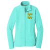 Ladies Heather Microfleece Full Zip Jacket Thumbnail
