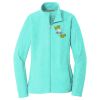 Ladies Heather Microfleece Full Zip Jacket Thumbnail