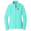 Ladies Heather Microfleece Full Zip Jacket Thumbnail