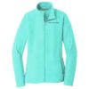 Ladies Heather Microfleece Full Zip Jacket Thumbnail