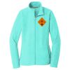 Ladies Heather Microfleece Full Zip Jacket Thumbnail