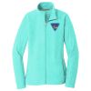 Ladies Heather Microfleece Full Zip Jacket Thumbnail