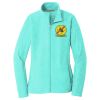 Ladies Heather Microfleece Full Zip Jacket Thumbnail