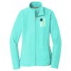 Ladies Heather Microfleece Full Zip Jacket Thumbnail