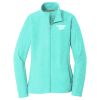Ladies Heather Microfleece Full Zip Jacket Thumbnail