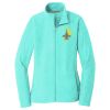 Ladies Heather Microfleece Full Zip Jacket Thumbnail