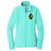 Ladies Heather Microfleece Full Zip Jacket Thumbnail