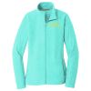 Ladies Heather Microfleece Full Zip Jacket Thumbnail