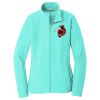 Ladies Heather Microfleece Full Zip Jacket Thumbnail
