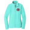 Ladies Heather Microfleece Full Zip Jacket Thumbnail