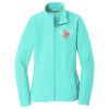 Ladies Heather Microfleece Full Zip Jacket Thumbnail