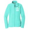 Ladies Heather Microfleece Full Zip Jacket Thumbnail