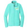 Ladies Heather Microfleece Full Zip Jacket Thumbnail
