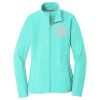 Ladies Heather Microfleece Full Zip Jacket Thumbnail