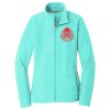 Ladies Heather Microfleece Full Zip Jacket Thumbnail