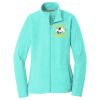 Ladies Heather Microfleece Full Zip Jacket Thumbnail