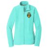 Ladies Heather Microfleece Full Zip Jacket Thumbnail