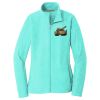 Ladies Heather Microfleece Full Zip Jacket Thumbnail