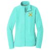 Ladies Heather Microfleece Full Zip Jacket Thumbnail