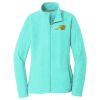 Ladies Heather Microfleece Full Zip Jacket Thumbnail