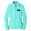 Ladies Heather Microfleece Full Zip Jacket Thumbnail