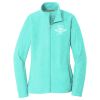 Ladies Heather Microfleece Full Zip Jacket Thumbnail