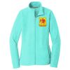 Ladies Heather Microfleece Full Zip Jacket Thumbnail