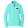 Ladies Heather Microfleece Full Zip Jacket Thumbnail