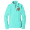 Ladies Heather Microfleece Full Zip Jacket Thumbnail