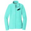 Ladies Heather Microfleece Full Zip Jacket Thumbnail