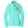 Ladies Heather Microfleece Full Zip Jacket Thumbnail