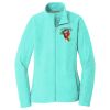 Ladies Heather Microfleece Full Zip Jacket Thumbnail
