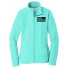 Ladies Heather Microfleece Full Zip Jacket Thumbnail
