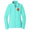 Ladies Heather Microfleece Full Zip Jacket Thumbnail