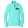 Ladies Heather Microfleece Full Zip Jacket Thumbnail