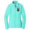 Ladies Heather Microfleece Full Zip Jacket Thumbnail